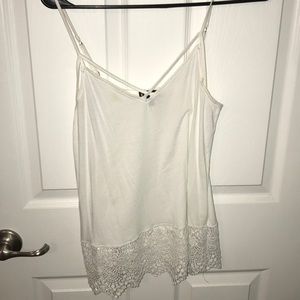 Express White Tank Top